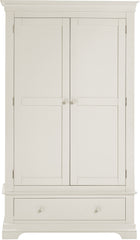 Bordeaux 2 Door Wardrobe - Ivory