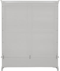 Bordeaux 3 Door Wardrobe - Pebble Grey