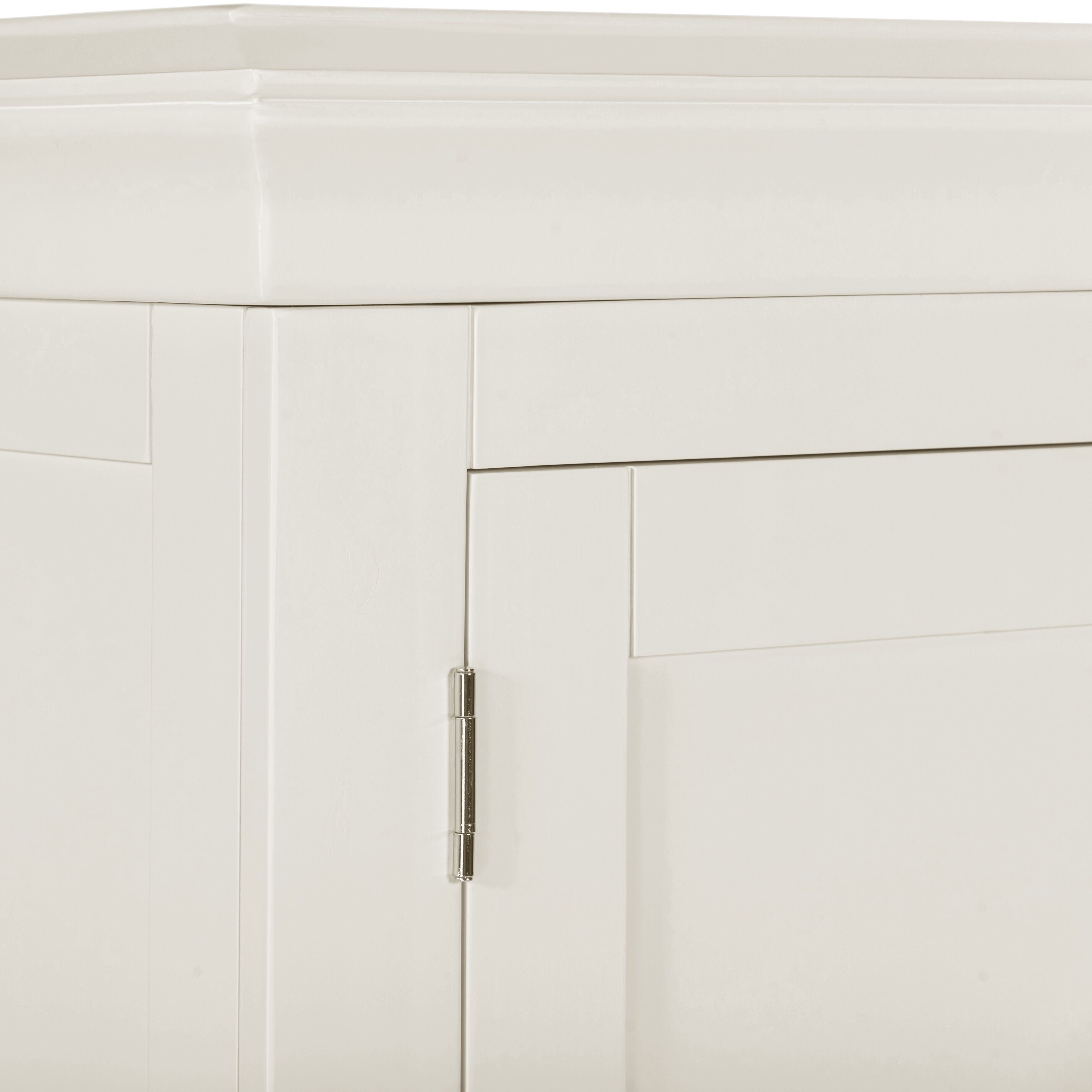 Bordeaux 3 Door Wardrobe - Ivory