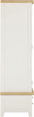 Windsor 3 Door 2 Drawer Wardrobe - Ivory/Oak