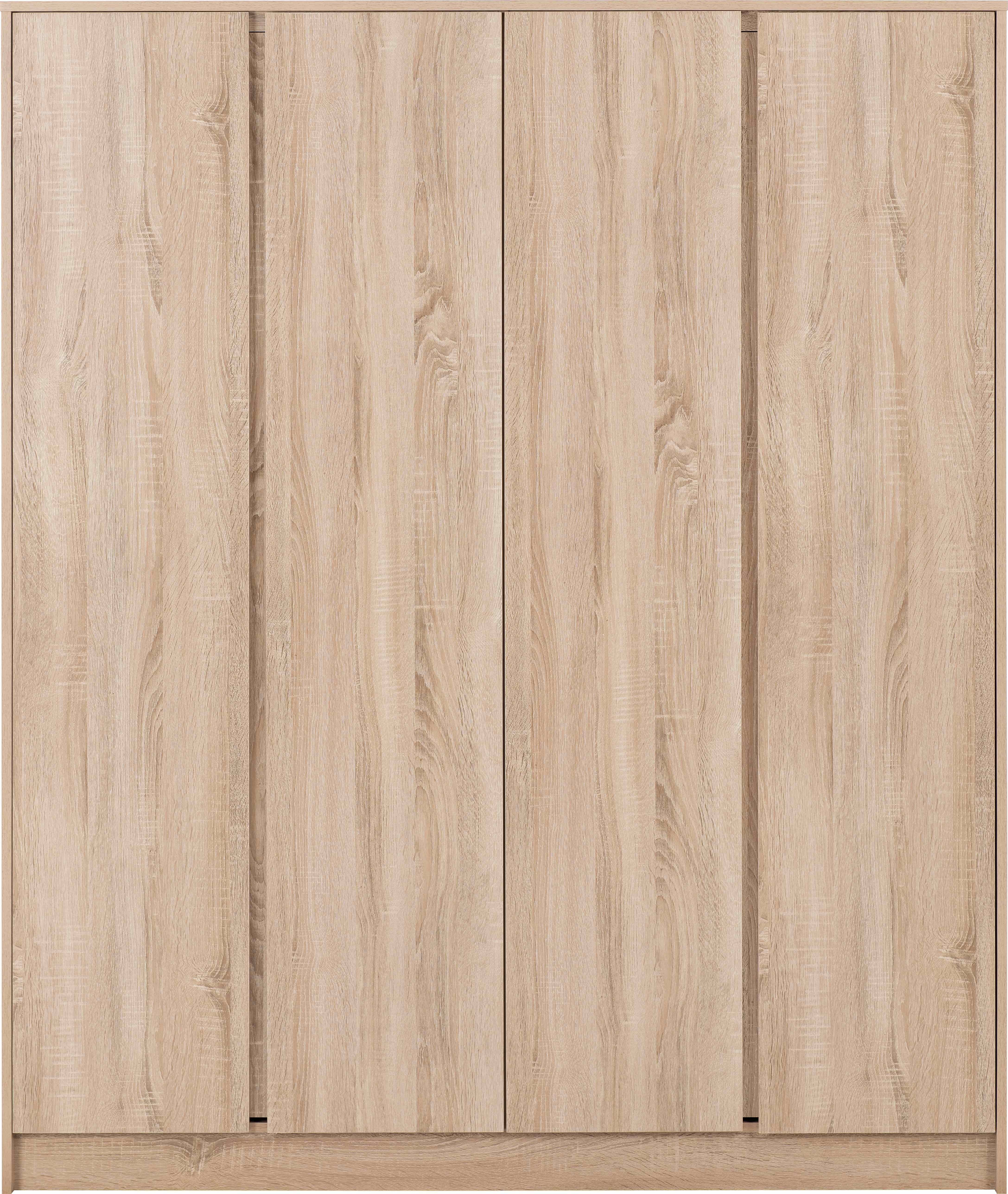 Malvern 4 Door Wardrobe - Sonoma Oak Effect