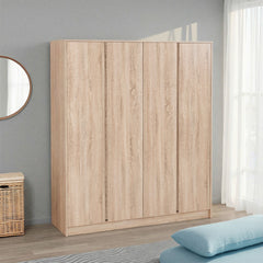 Malvern 4 Door Wardrobe - Sonoma Oak Effect