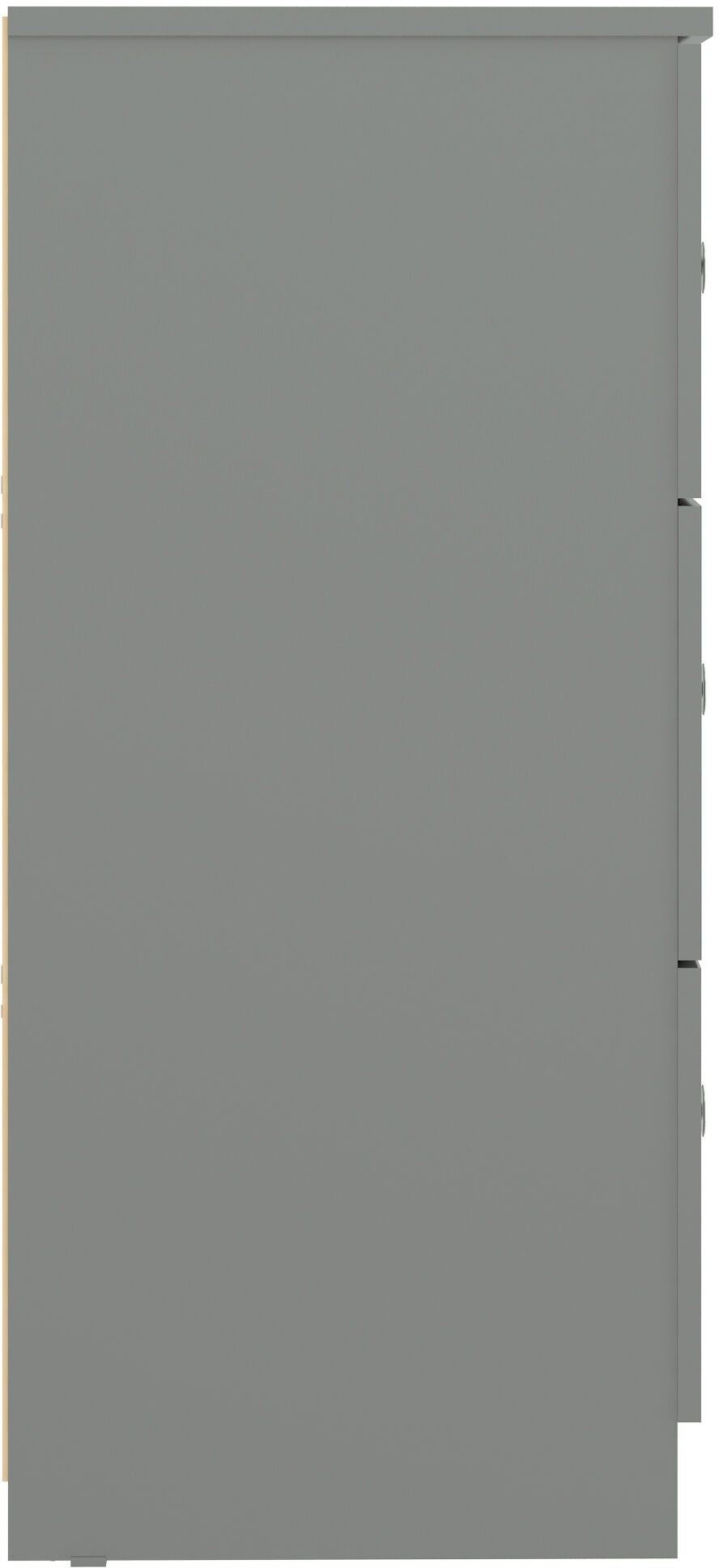 Denver 6 Drawer Chest - Grey Gloss
