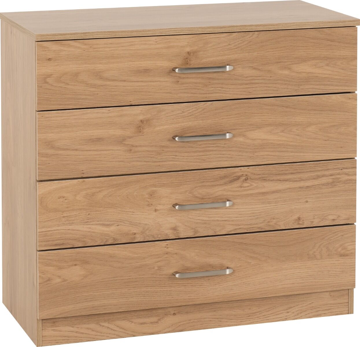 Dakota 4 Drawer Chest - Oak Effect