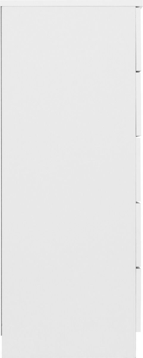 Dakota 5 Drawer Chest - White