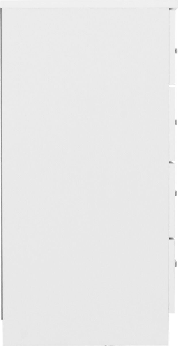 Dakota 4 Drawer Chest - White