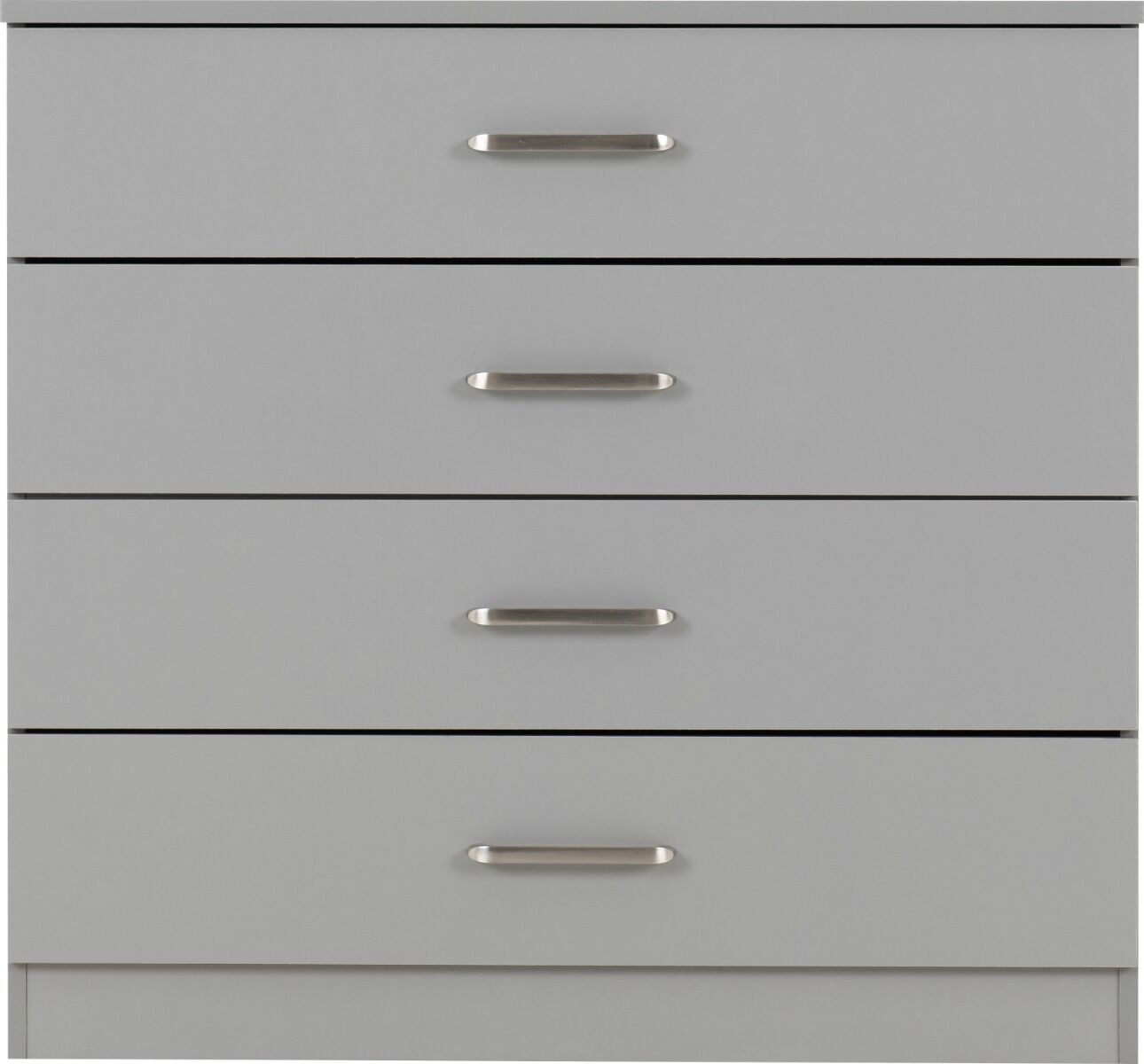 Dakota 4 Drawer Chest - Light Grey