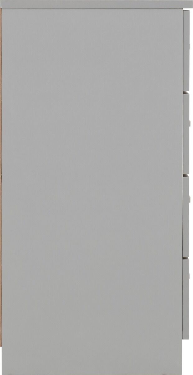 Dakota 4 Drawer Chest - Light Grey