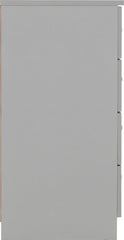 Dakota 4 Drawer Chest - Light Grey
