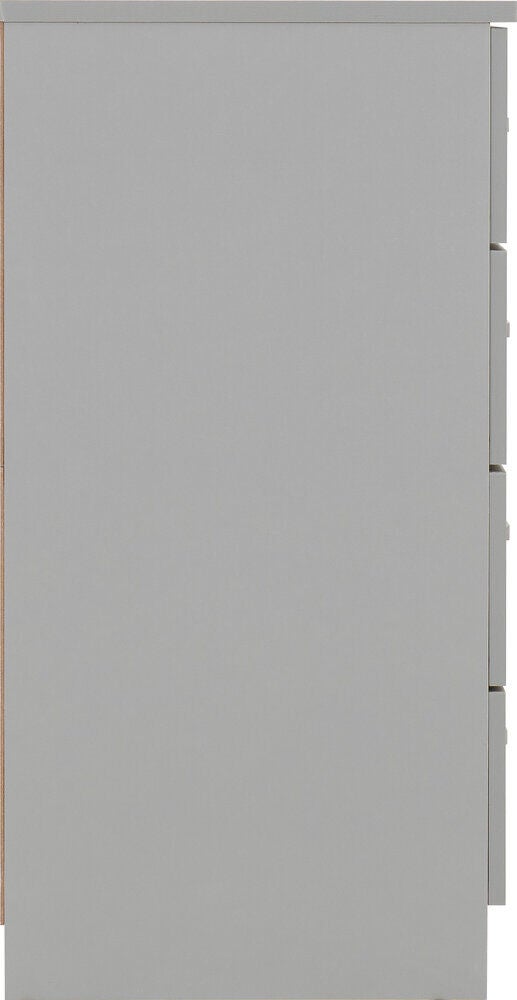 Dakota 4 Drawer Chest - Light Grey