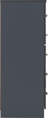 Dakota 5 Drawer Chest - Dark Grey