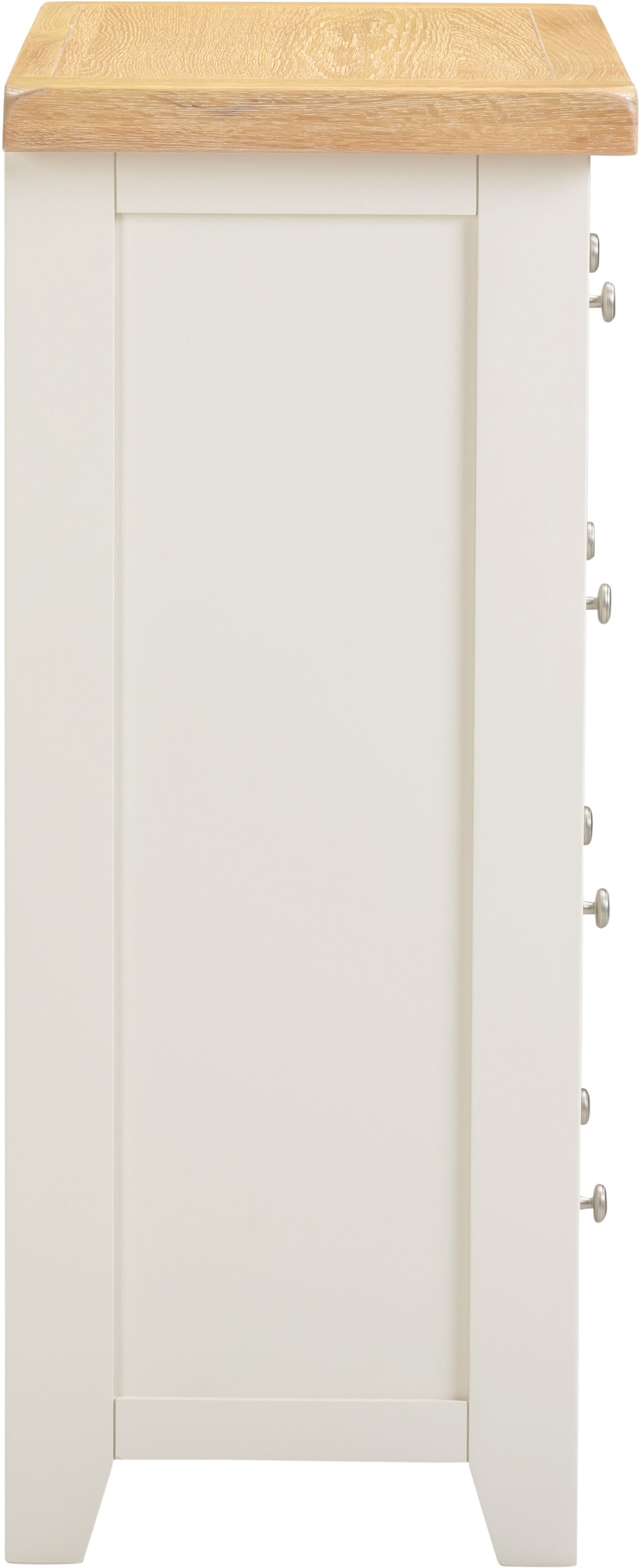 Windsor 3+2 Drawer Chest - Ivory/Oak