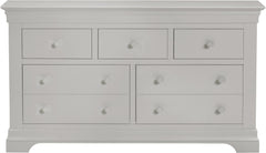 Bordeaux 3+2 Drawer Chest - Pebble Grey