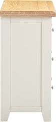 Windsor 3 Drawer Chest - Ivory/Oak