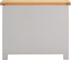 Windsor 3 Drawer Chest - Pebble Grey/Oak