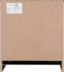 Dakota 1 Drawer Bedside - Dark Grey
