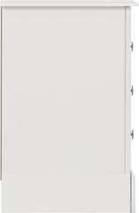 Stratford 3 Drawer Bedside - White