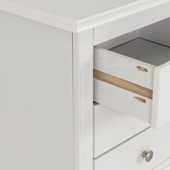 Stratford 3 Drawer Bedside - White