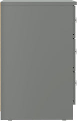 Denver 3 Door Wardrobe Bedroom Set - Grey Gloss
