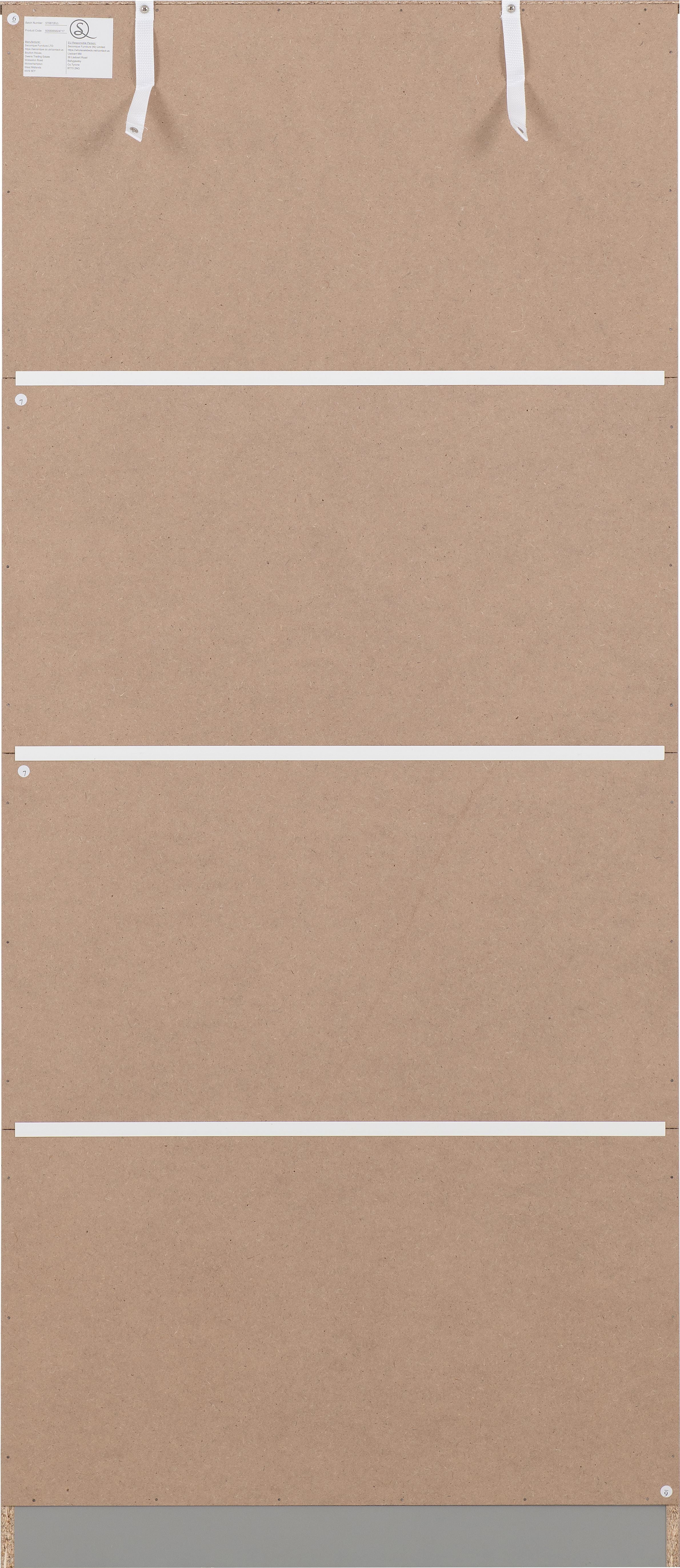 Dakota 2 Door Wardrobe Bedroom Set - Light Grey