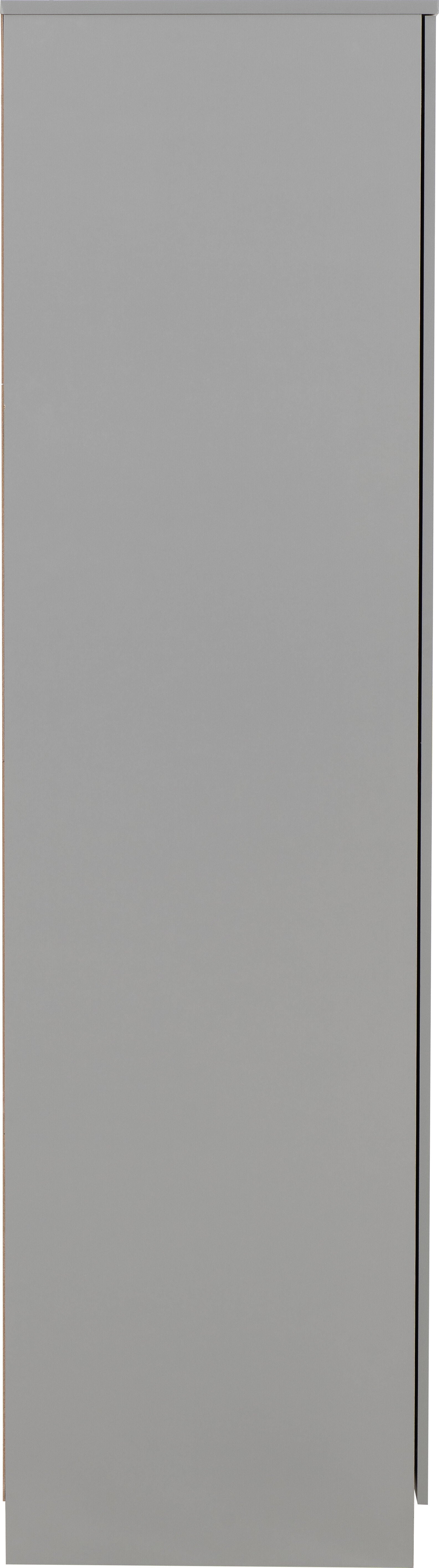 Dakota 3 Door Wardrobe Bedroom Set - Light Grey