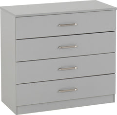 Dakota 3 Door Wardrobe Bedroom Set - Light Grey