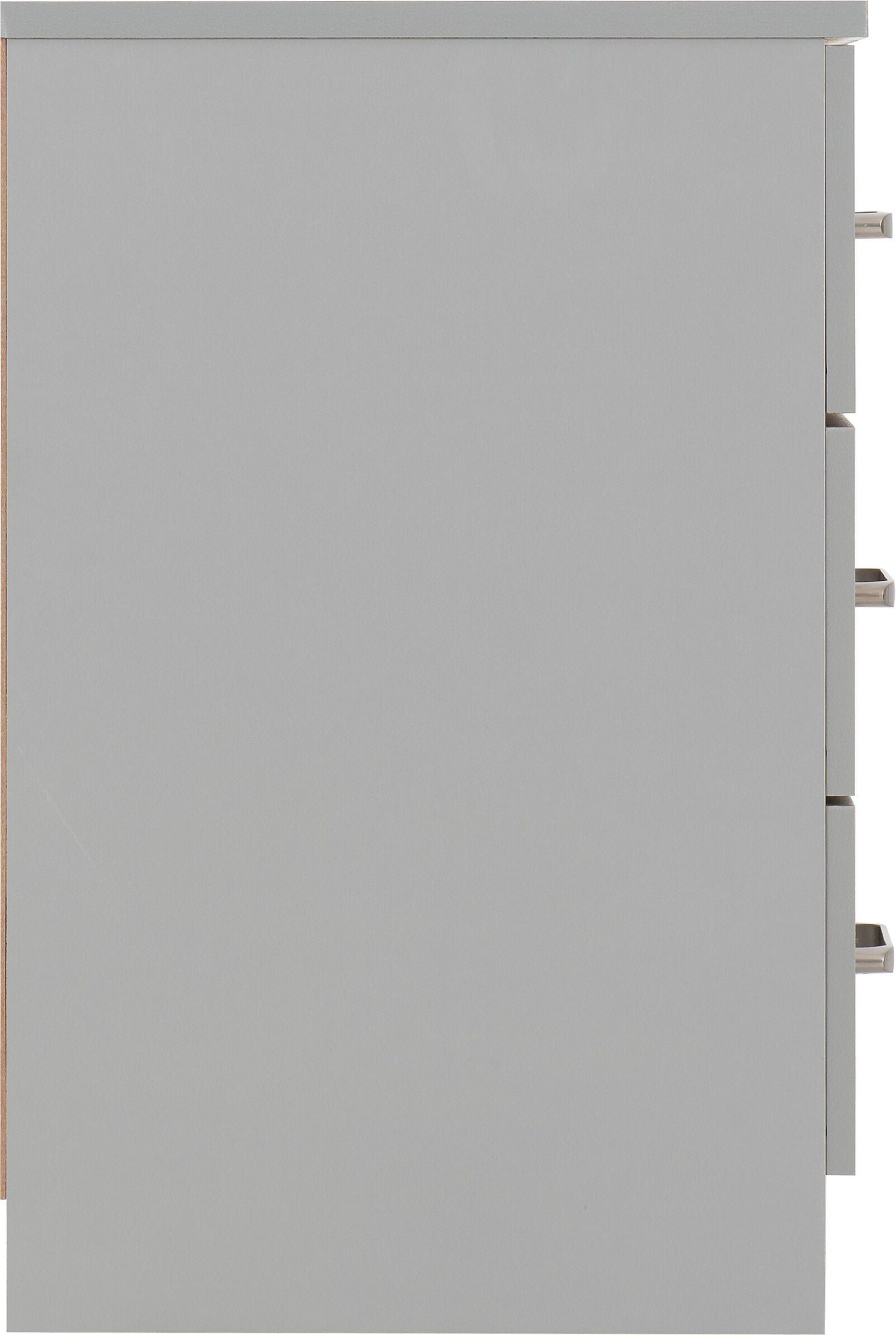Dakota 3 Door Wardrobe Bedroom Set - Light Grey