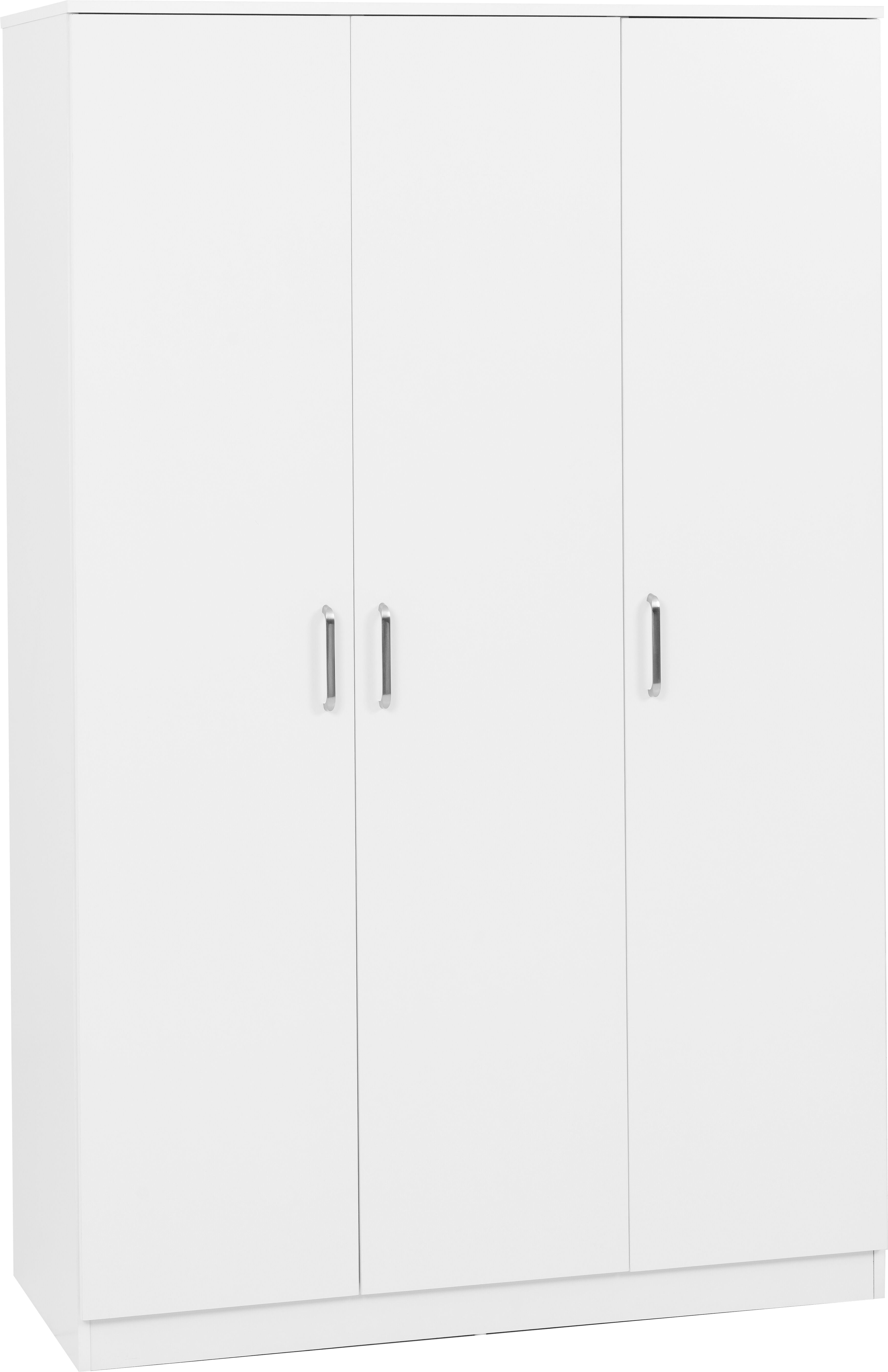 Dakota 3 Door Wardrobe Bedroom Set - White