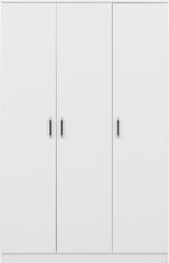 Dakota 3 Door Wardrobe Bedroom Set - White