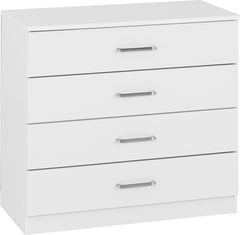 Dakota 3 Door Wardrobe Bedroom Set - White