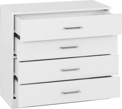 Dakota 3 Door Wardrobe Bedroom Set - White
