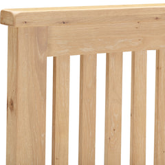 Windsor 4'6" Low End Bed - Natural Oak