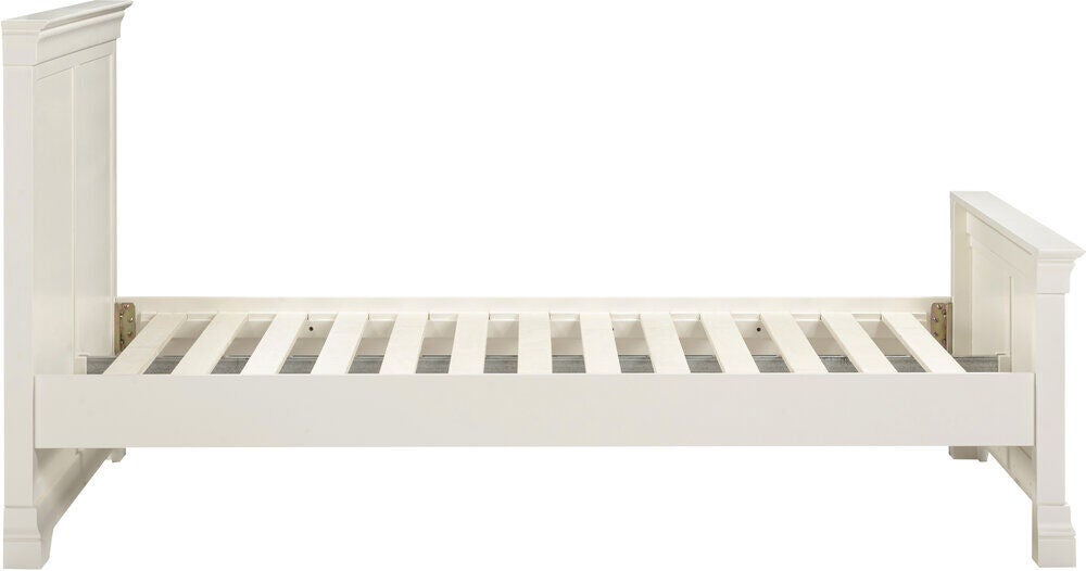 Bordeaux 4'6" High End Bed - Ivory