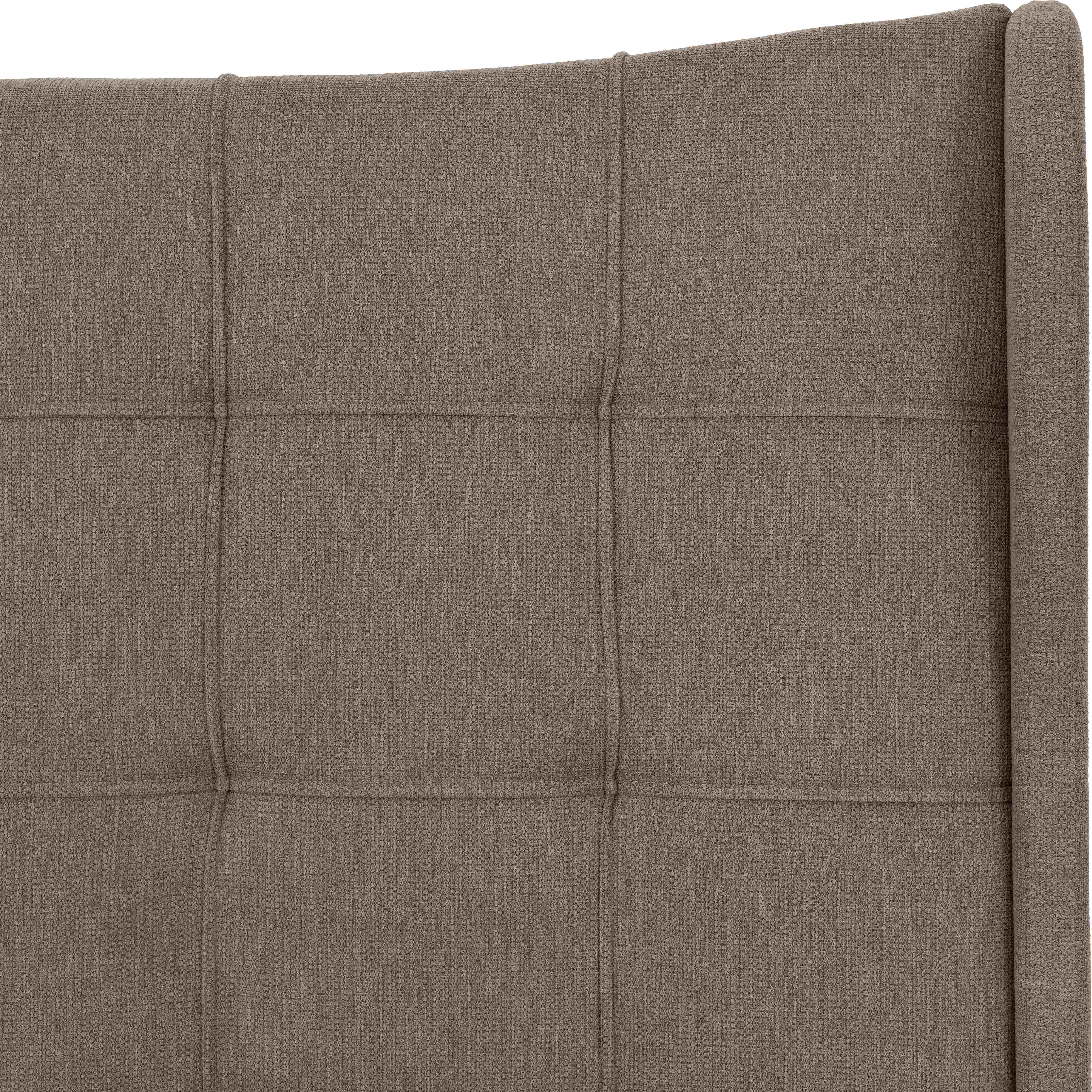 Verona 5' Bed - Brown Fabric