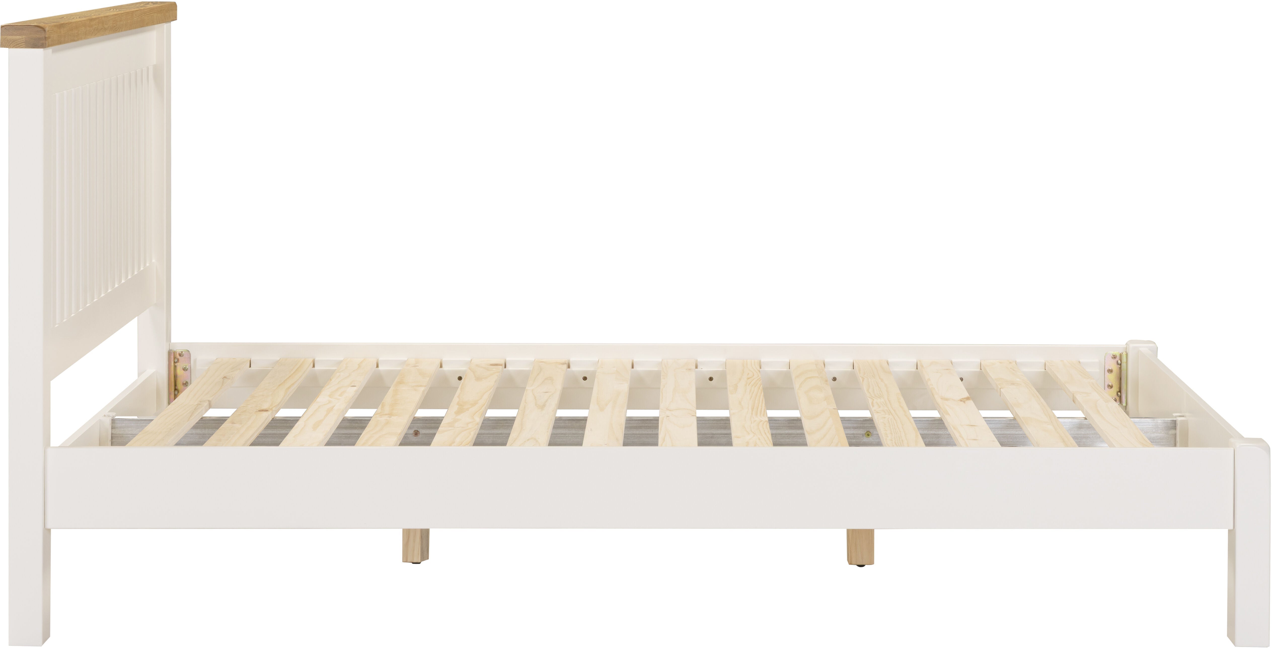 Windsor 5' Low End Bed - Ivory/Oak
