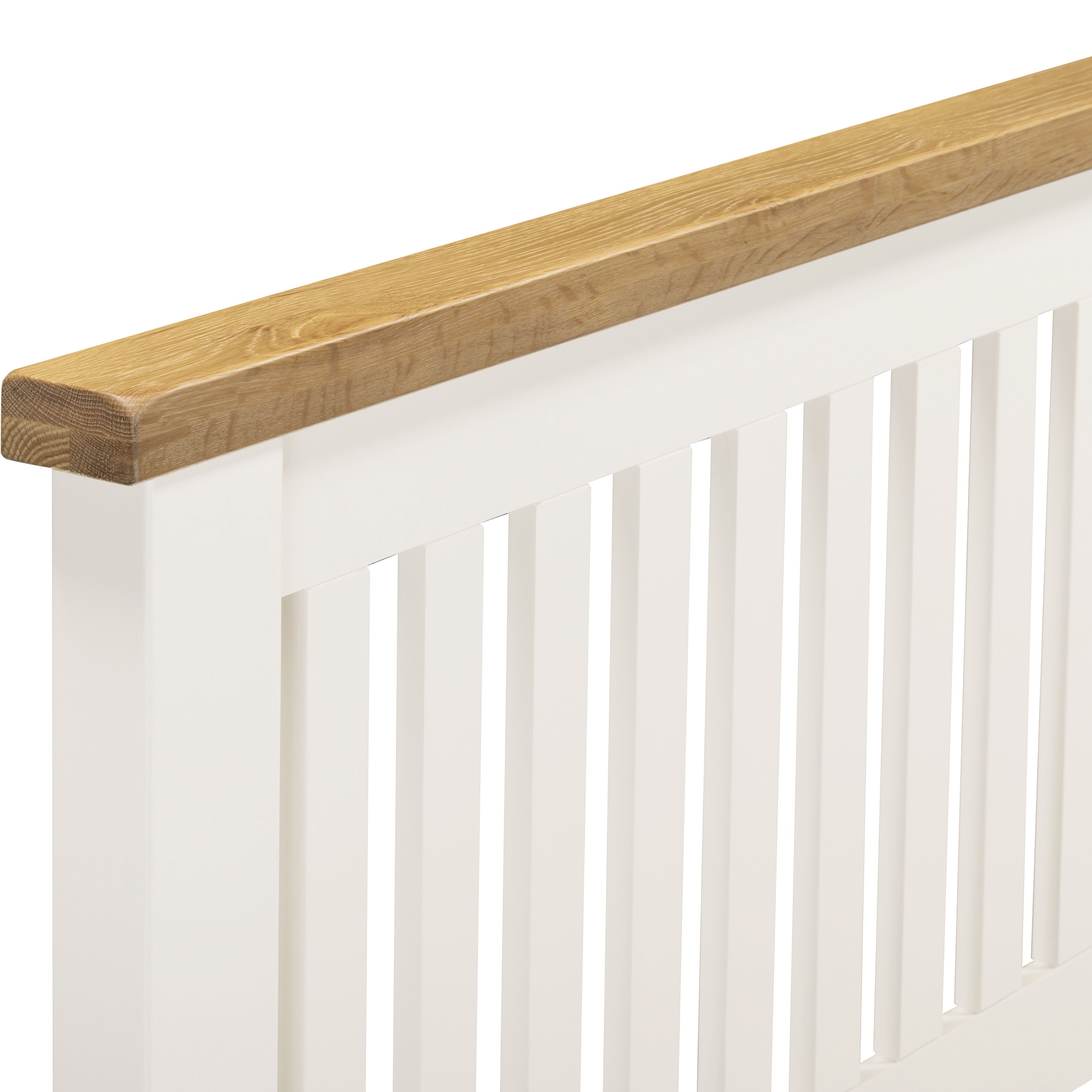 Windsor 5' Low End Bed - Ivory/Oak