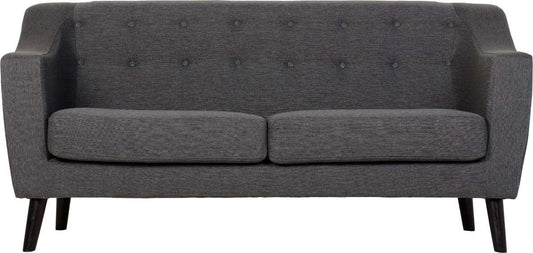 ASHLEY 3 SEATER SOFA - DARK GREY FABRIC