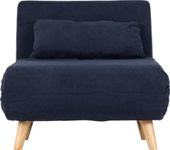 Astoria Chair Bed - NAVY BLUE FABRIC
