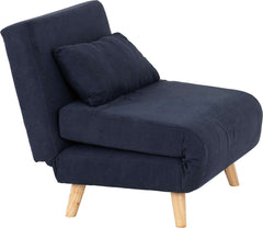 Astoria Chair Bed - NAVY BLUE FABRIC