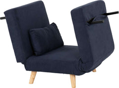 Astoria Chair Bed - NAVY BLUE FABRIC