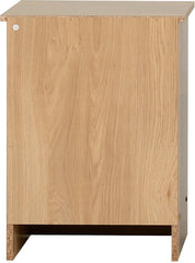 BELLINGHAM 1 DRAWER BEDSIDE - OAK EFFECT VENEER