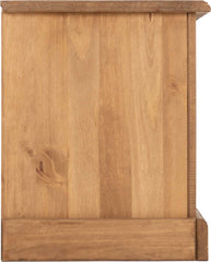 CORONA 2 DRAWER FLAT SCREEN TV UNIT - DISTRESSED WAXED PINE