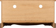 CORONA 2 DRAWER FLAT SCREEN TV UNIT - DISTRESSED WAXED PINE