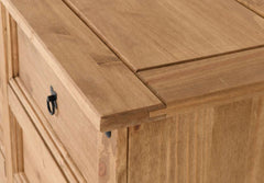 CORONA 6 DRAWER CHEST - DISTRESSED WAXED PINE