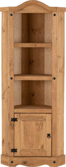 CORONA CORNER UNIT - DISTRESSED WAXED PINE