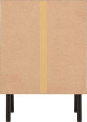 LEON 3 DRAWER BEDSIDE - MEDIUM OAK EFFECT