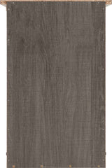 LISBON 3 DRAWER BEDSIDE - BLACK WOOD GRAIN