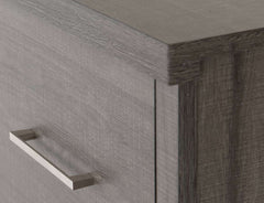 LISBON 3+2 DRAWER CHEST - BLACK WOOD GRAIN