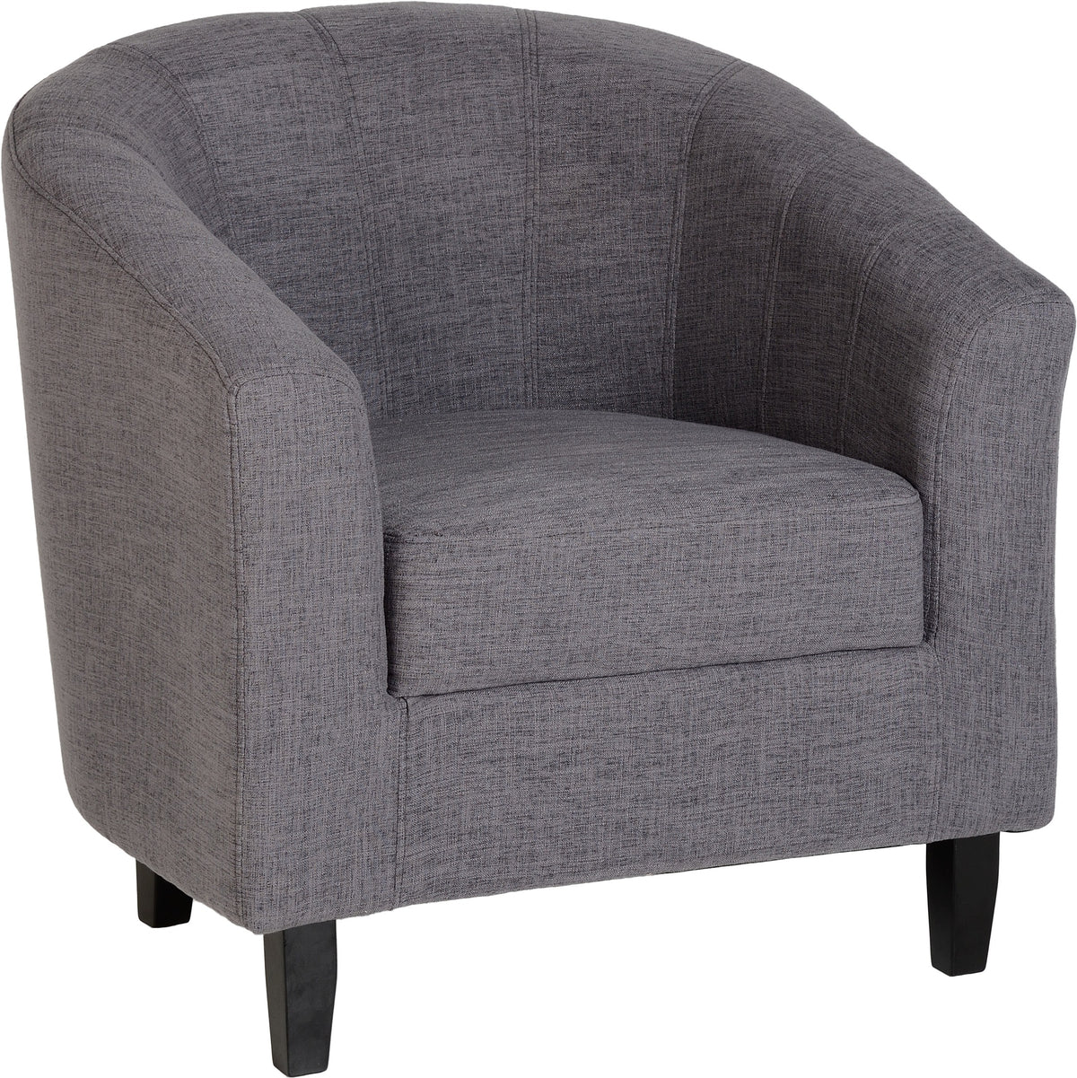 TEMPO TUB CHAIR in GREY FABRIC