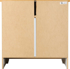 LUDLOW 2+2 DRAWER CHEST - GREY/OAK LACQUER